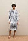 Tide Linen Long Sleeve Shirt Dress