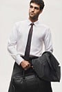 Regular Fit Pinstripe Travel Shirt
