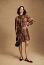 Print Cheetah Mini Dress