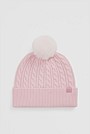 Pom Cable Beanie