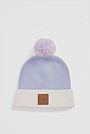 Organically Grown Cotton Blend Patch Logo Beanie