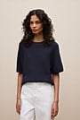 Textured 3/4 Sleeve Knit