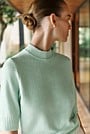Boucle Mock Neck