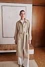Double Cloth Longline Trench Coat