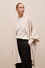 Cotton Cashmere Blend Poncho