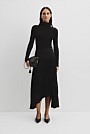 Plisse Midi Skirt