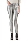 Silver Metallic Jean