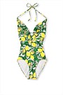 Lemon Print Swimsuit