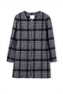 Sleek Check Coat