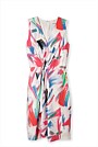 Art Print Silk Dress