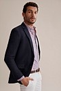 Slim Textured Weave Blazer