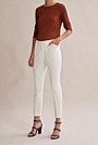 Crop Cotton Sateen Pant
