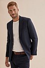 Regular Textured Linen Blazer