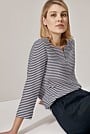 Modal Stripe Top