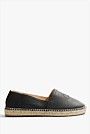 CR Logo Leather Espadrille
