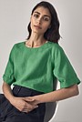Linen Seam Detail Top