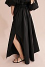 Taffeta Maxi Skirt