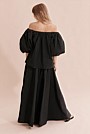 Off Shoulder Taffeta Top