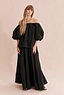 Off Shoulder Taffeta Top