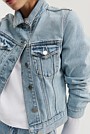 Australian Cotton Blend Slim Fit Denim Jacket