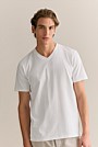 Cotton V Neck T-Shirt