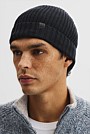 Cotton Blend Rib Beanie