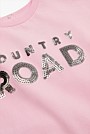 Organically Grown Cotton Sequin Logo T-Shirt