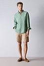 Regular Fit Delave Linen Long Sleeve Shirt