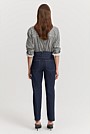 Australian Cotton Blend High Rise Straight Leg Jean