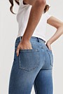 Australian Cotton Blend Mid Rise Skinny Leg Jean