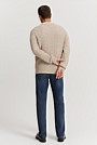 Merino Nep Crew Knit