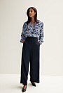 Paisley Placket Detail Blouse