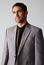 Tailored Fit Linen Hopsack Blazer