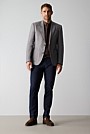 Tailored Fit Linen Hopsack Blazer