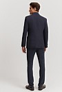 Regular Fit Textured Wool Stretch Blazer