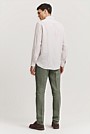 Tailored Fit Organically Grown Linen Stripe Shirt