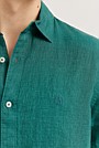 Regular Fit Organically Grown Linen Short Sleeve Shirt