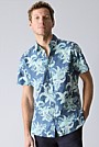 Regular Fit Cotton Spring Leaf Shirt