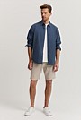 Regular Fit Garment Dyed Poplin Shirt