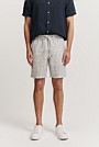 Organically Grown Linen Stripe Drawcord Short