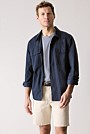 Cotton Herringbone Shell Jacket