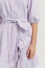 Teen Gingham Wrap Dress