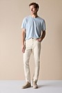 Linen Cotton Stripe T-Shirt