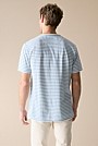 Linen Cotton Stripe T-Shirt