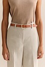 Leather Slim Belt