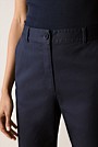 Stretch Cotton Capri Pant