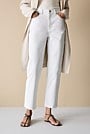 Sateen Straight Leg Jean