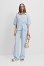 Organically Grown Linen Short Sleeve Shirt