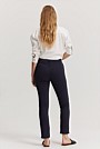 Sateen High Rise Skinny Leg Jean