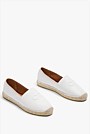 CR Logo Leather Espadrille